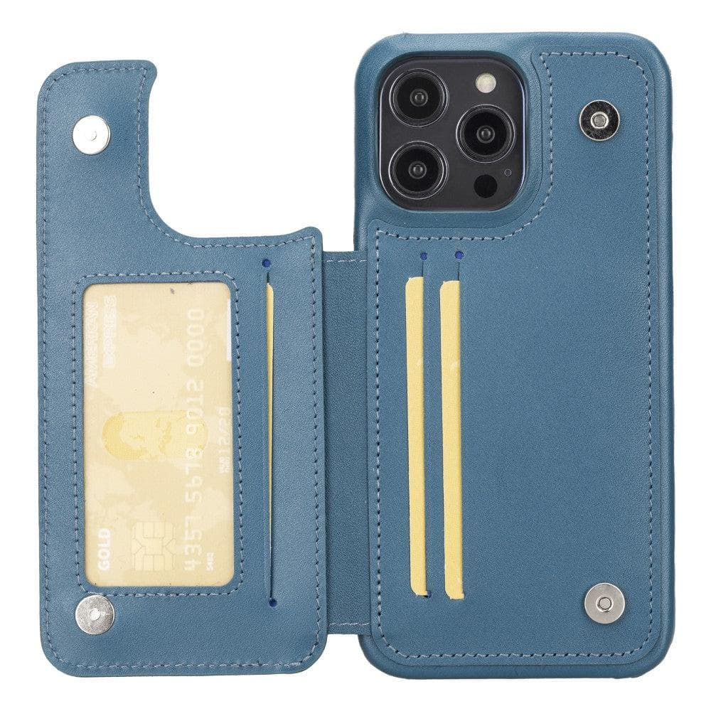 Étui portefeuille en cuir véritable Ultimate Book pour iPhone 14 Pro Max (6,7")