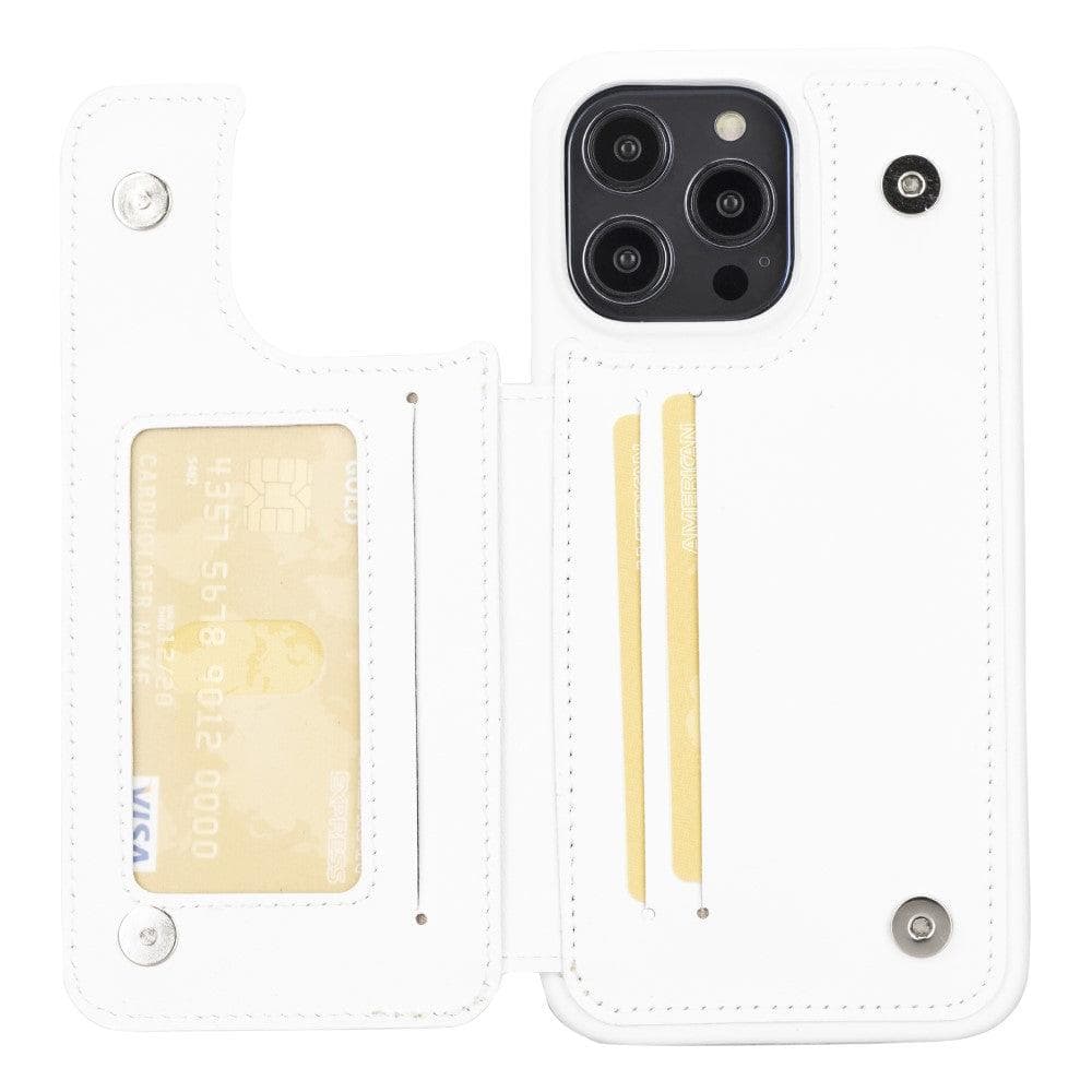 Étui portefeuille en cuir véritable Ultimate Book pour iPhone 14 Pro Max (6,7")