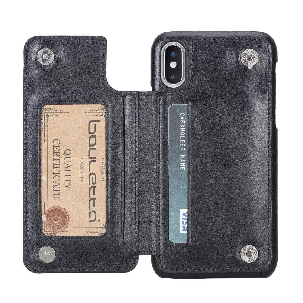 iPhone X Series Genuine Leather Ultimate Holder Back Cover