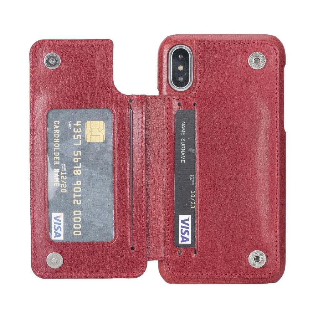 iPhone X Series Genuine Leather Ultimate Holder Back Cover