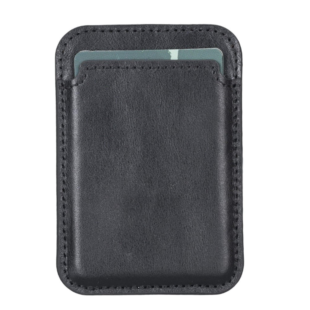 Maggy Magnetic Leather Card Holder