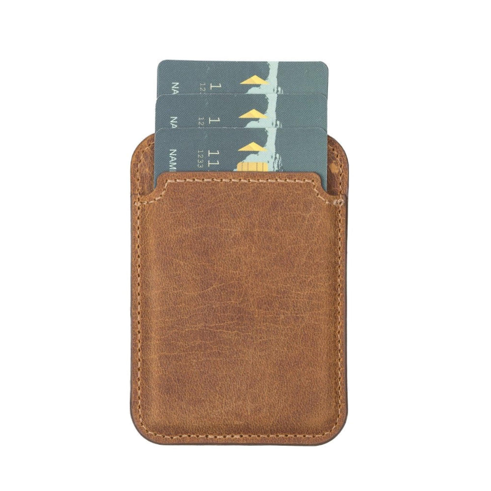 Maggy Magnetic Leather Card Holder
