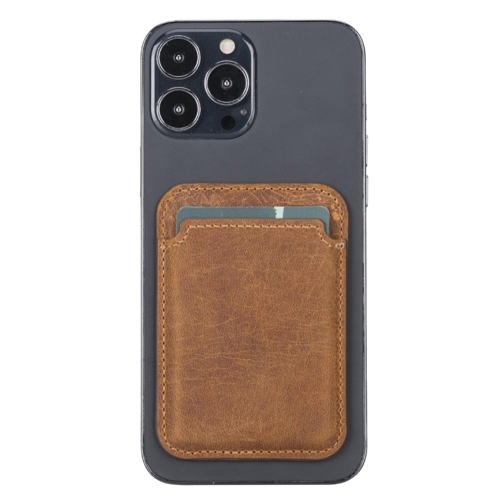 Maggy Magnetic Leather Card Holder