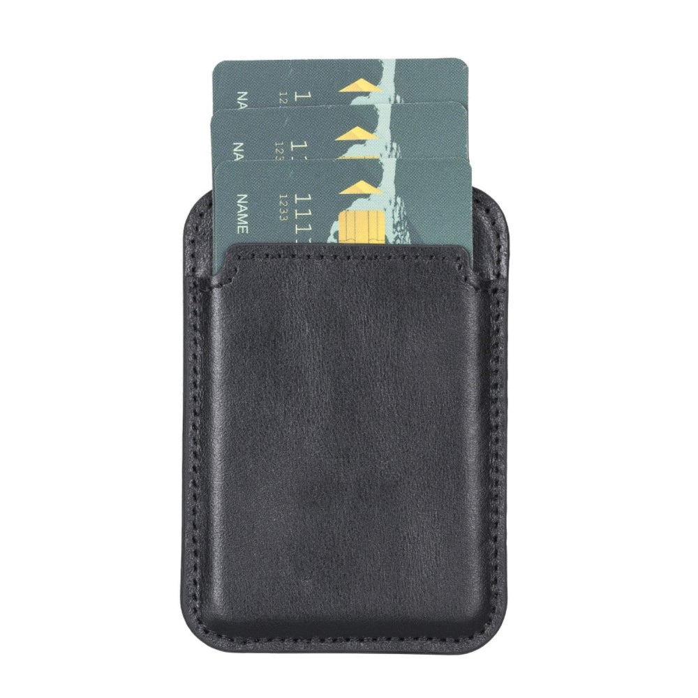 Maggy Magnetic Leather Card Holder