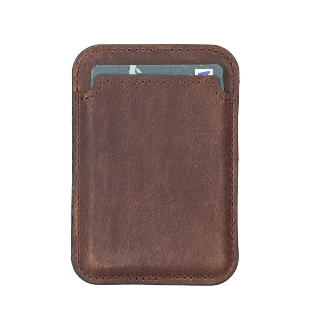 Maggy Magnetic Leather Card Holder