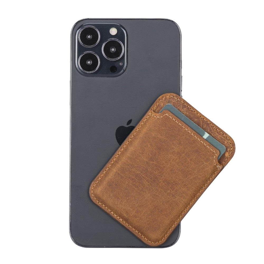 Maggy Magnetic Leather Card Holder