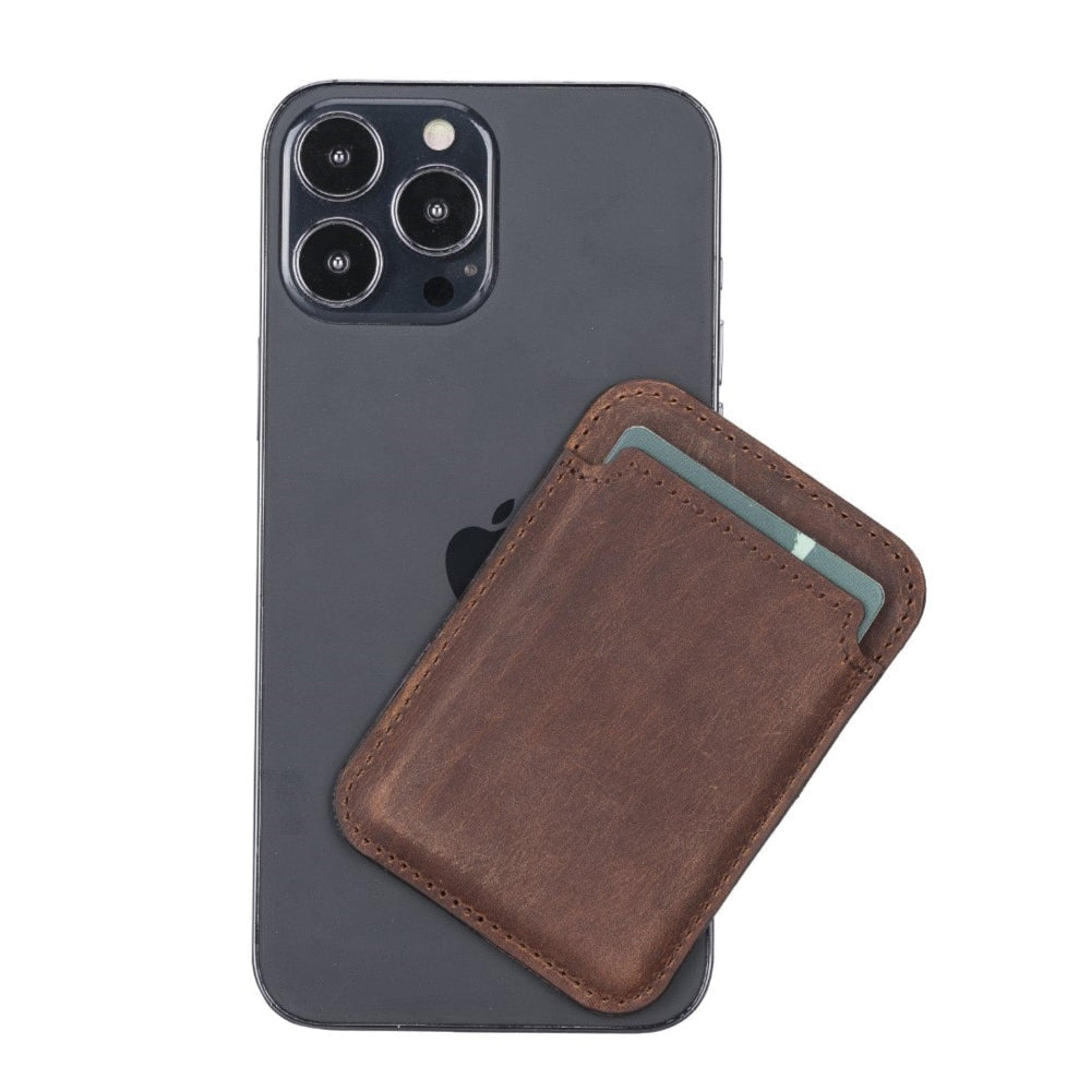 Maggy Magnetic Leather Card Holder