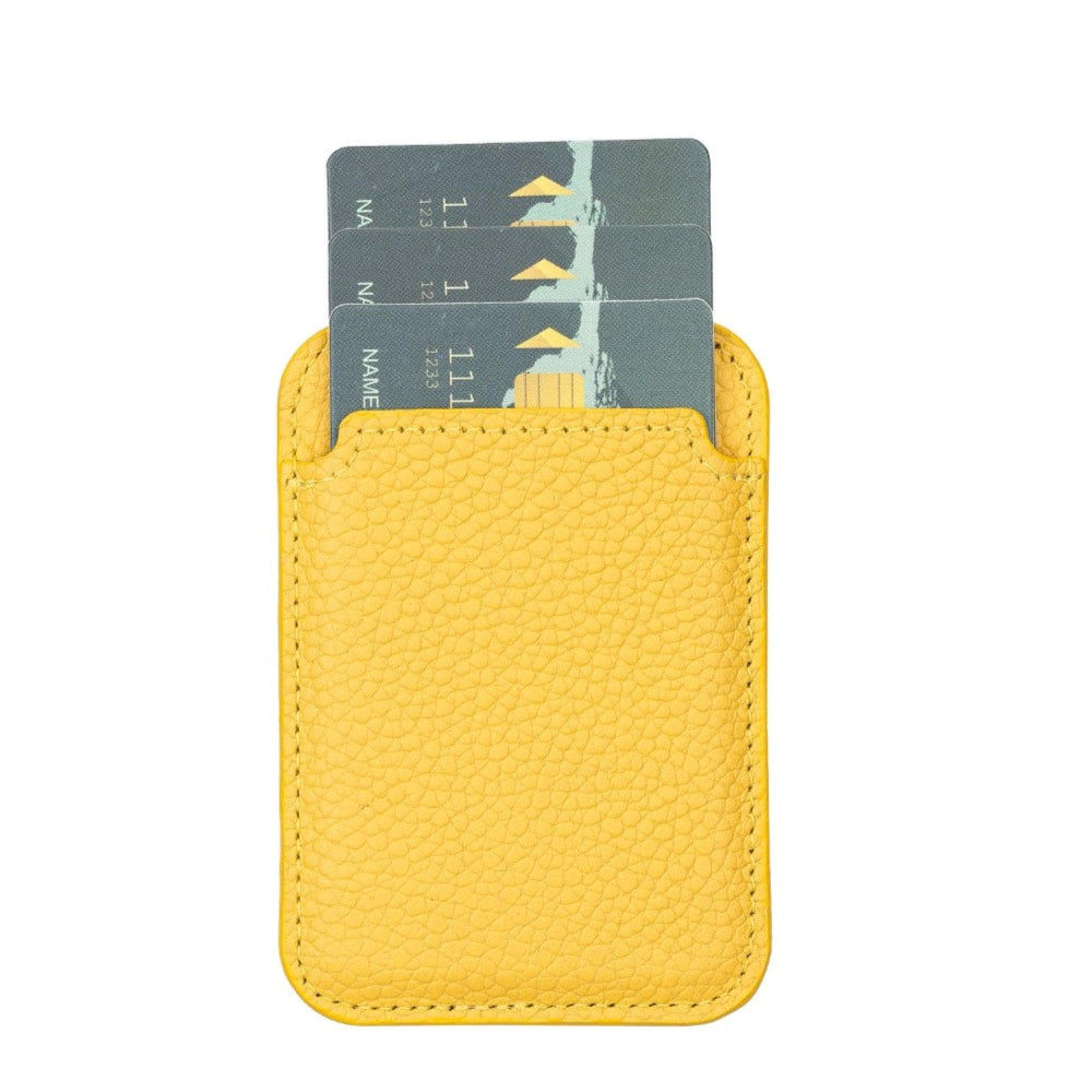 Maggy Magnetic Leather Card Holder