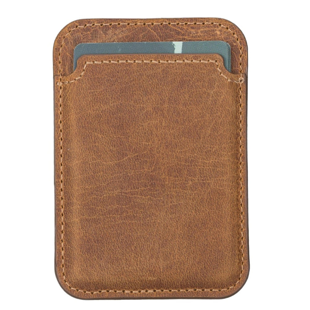 Maggy Magnetic Leather Card Holder