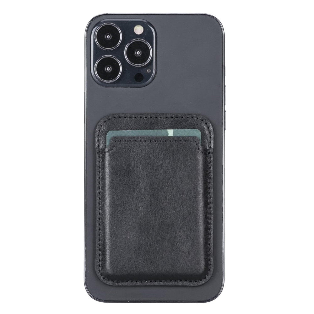 Maggy Magnetic Leather Card Holder