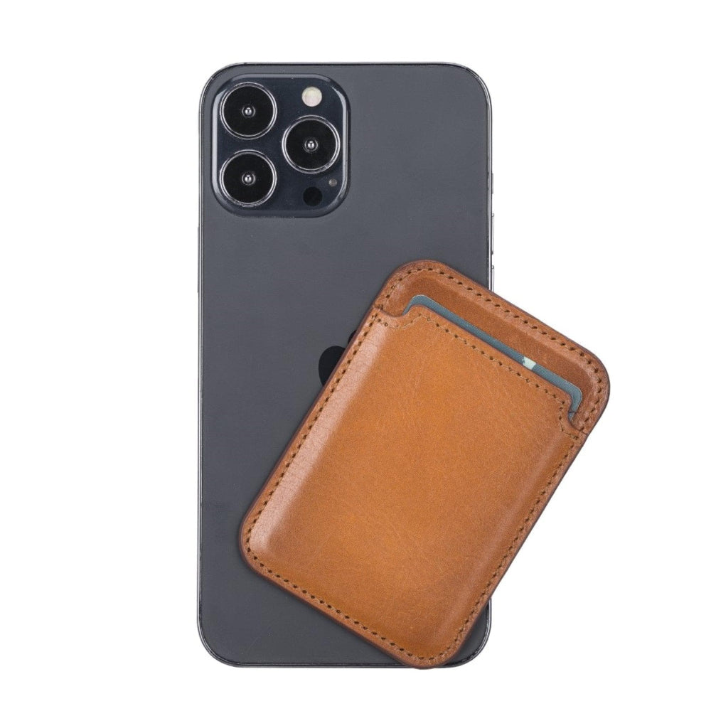 Maggy Magnetic Leather Card Holder