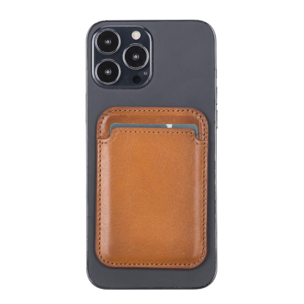 Maggy Magnetic Leather Card Holder