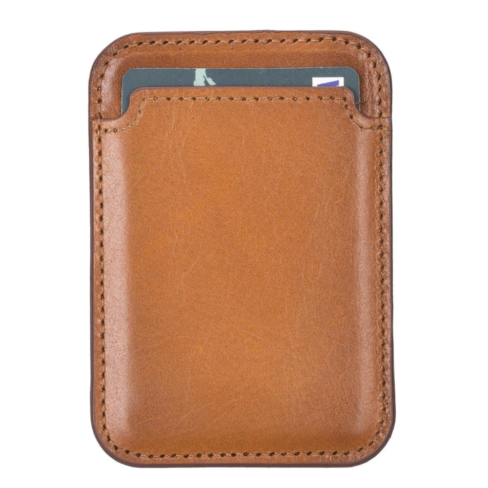 Maggy Magnetic Leather Card Holder