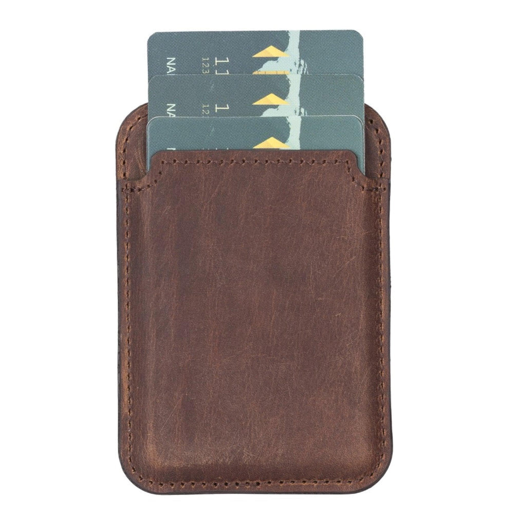 Maggy Magnetic Leather Card Holder