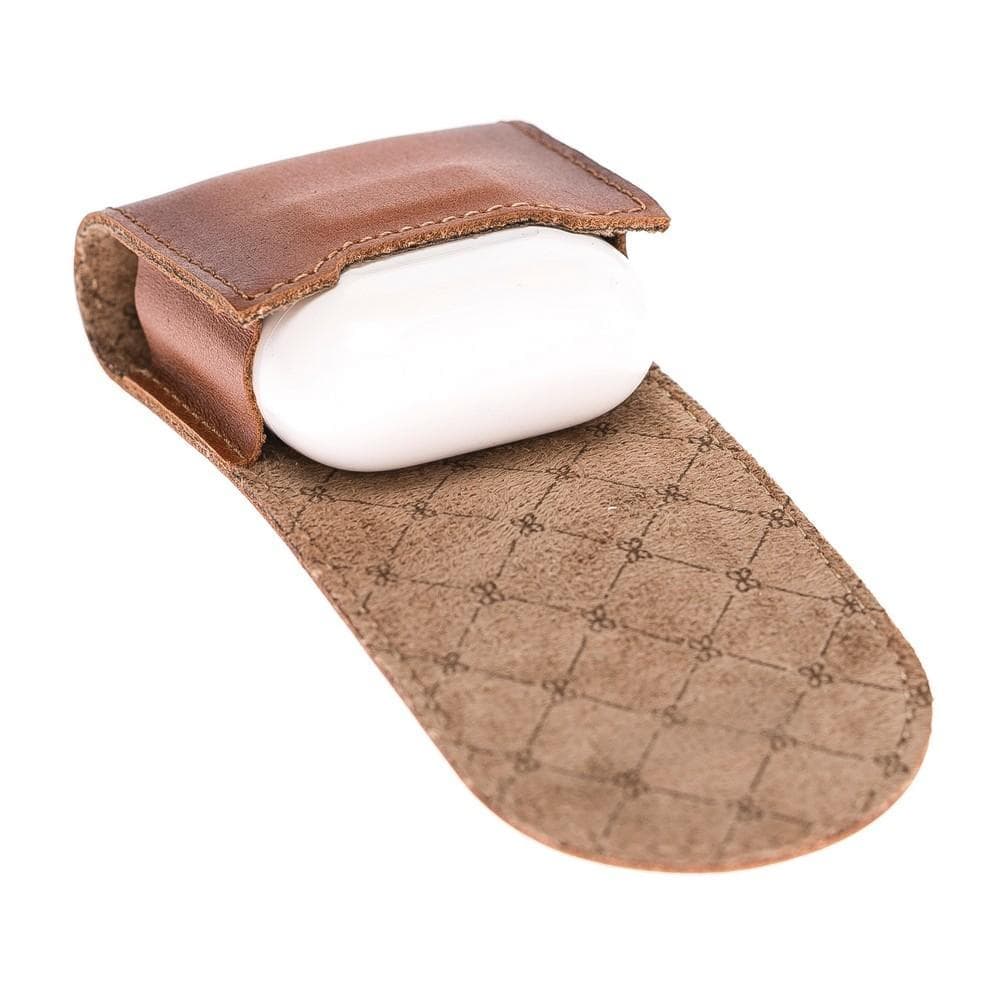 Mai Magnet Genuine Leather Case for Apple AirPods (1st and 2nd Generation)