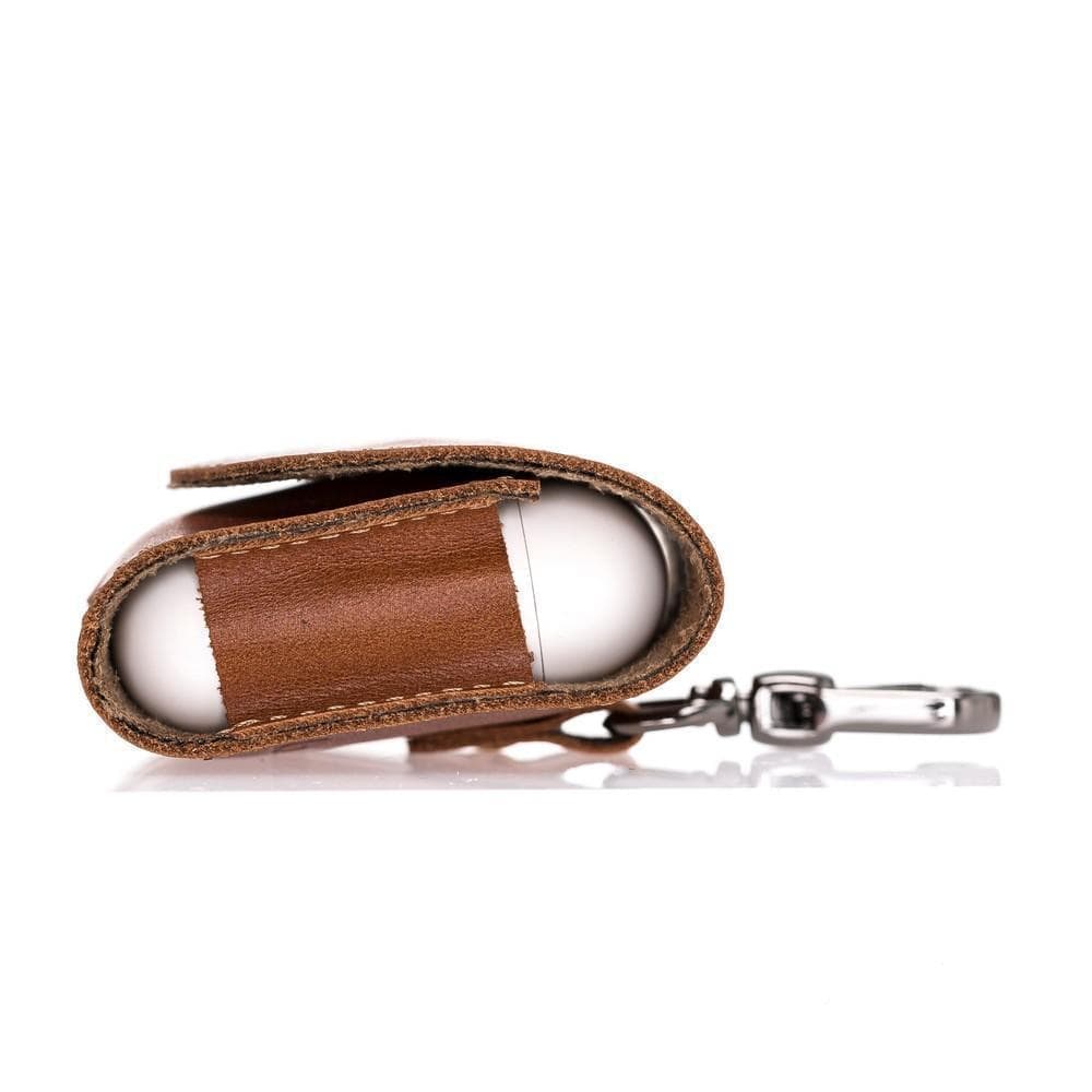 Mai Magnet Genuine Leather Case for Apple AirPods (1st and 2nd Generation)