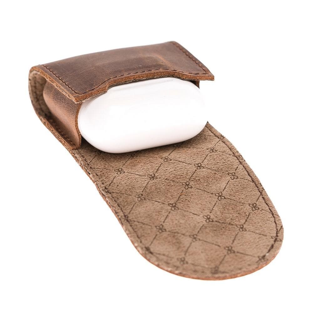 Mai Magnet Genuine Leather Case for Apple AirPods (1st and 2nd Generation)