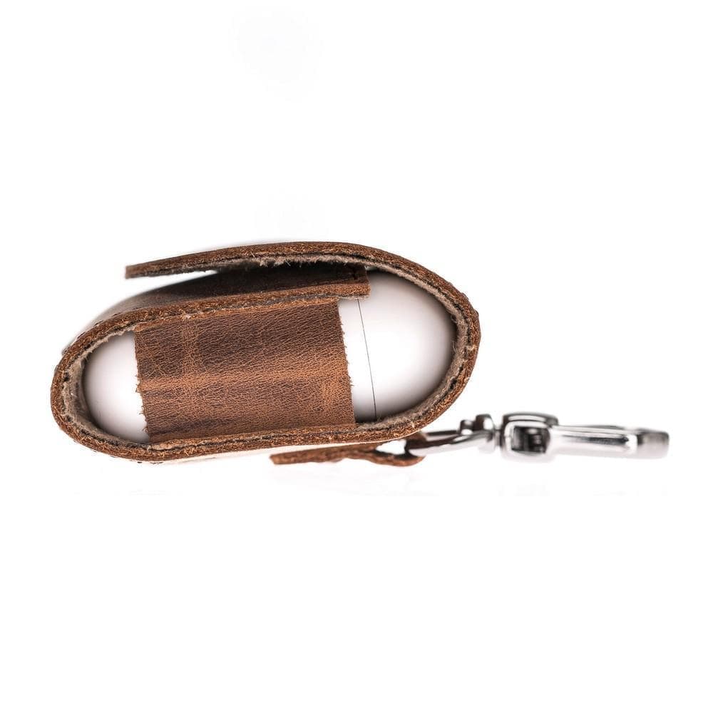 Mai Magnet Genuine Leather Case for Apple AirPods (1st and 2nd Generation)