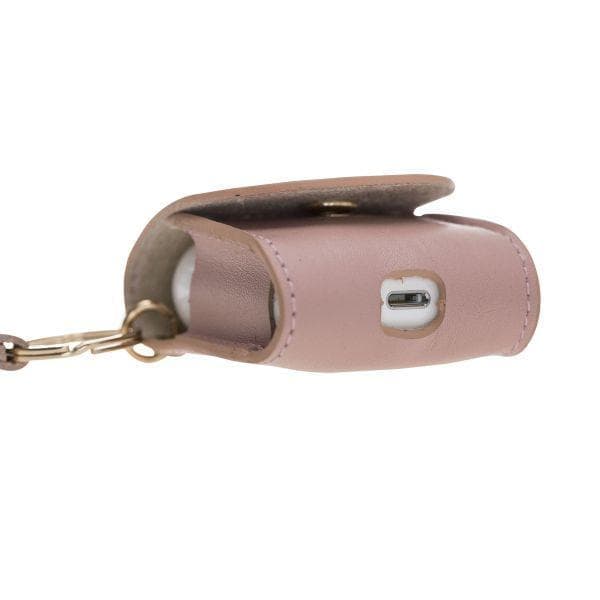Mai Genuine Leather Snap Case for Apple AirPods (3st and 4nd Generation)