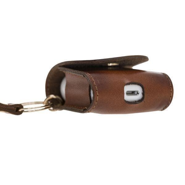 Mai Genuine Leather Snap Case for Apple AirPods (3st and 4nd Generation)