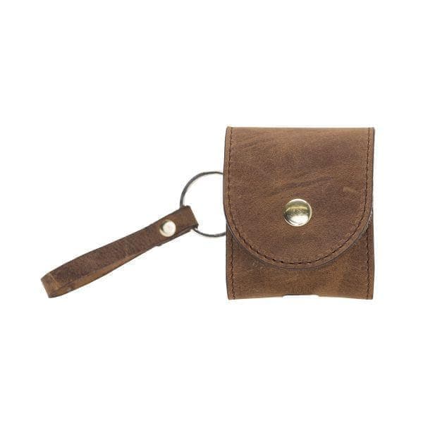 Mai Genuine Leather Snap Case for Apple AirPods (3st and 4nd Generation)