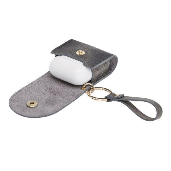 Mai Genuine Leather Snap Case for Apple AirPods (3st and 4nd Generation)
