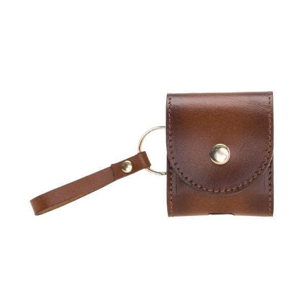 Mai Genuine Leather Snap Case for Apple AirPods (3st and 4nd Generation)