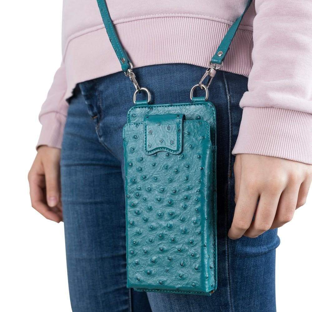 Marlo Universal Genuine Leather Phone Case up top 6.9"