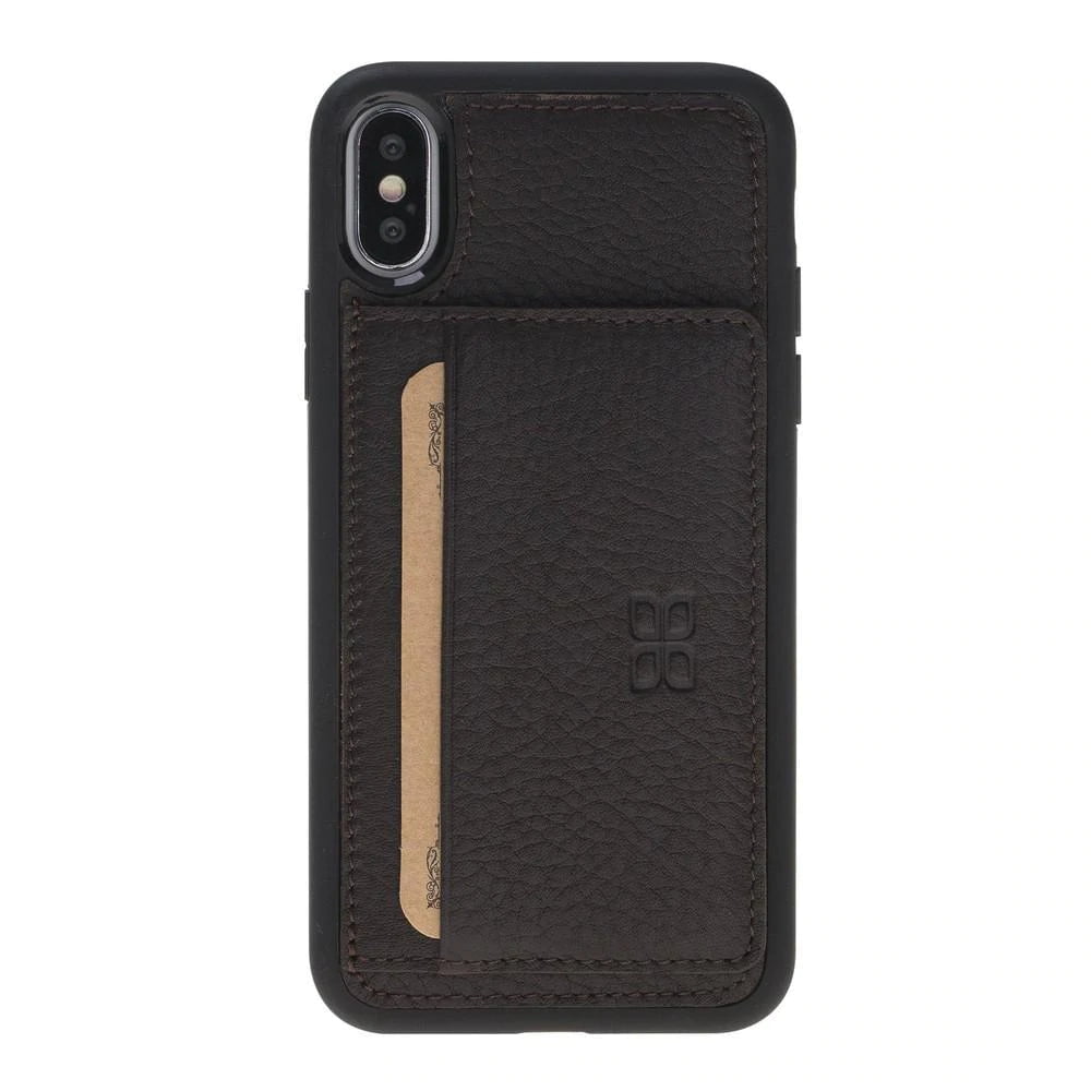 iPhone X Series Genuine Leather Flex Stand Case