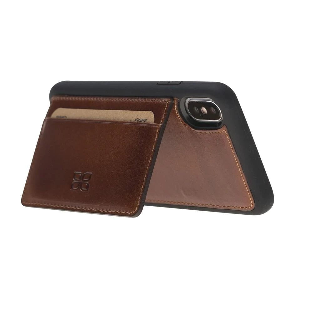 iPhone X Series Genuine Leather Flex Stand Case