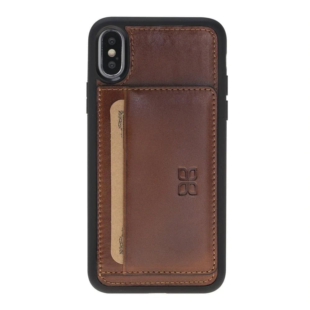 iPhone X Series Genuine Leather Flex Stand Case