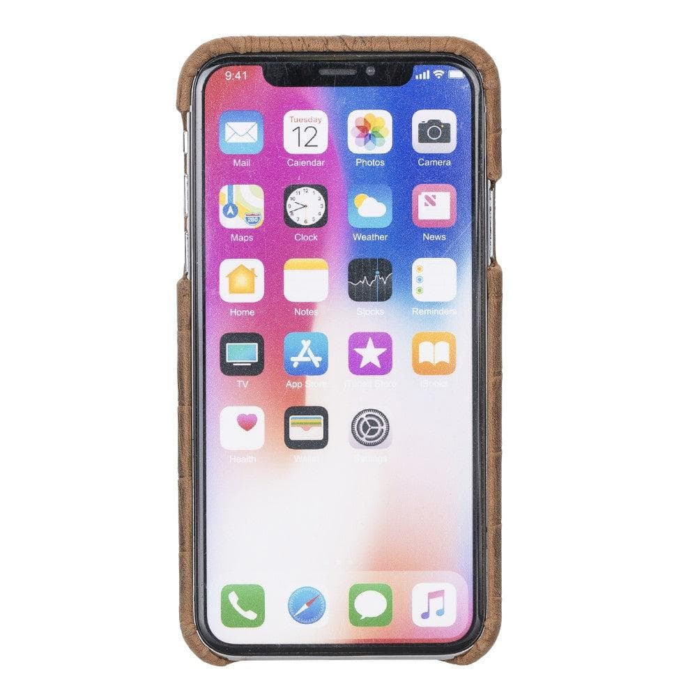 iPhone X Series F360 Full Genuine Leather Cover