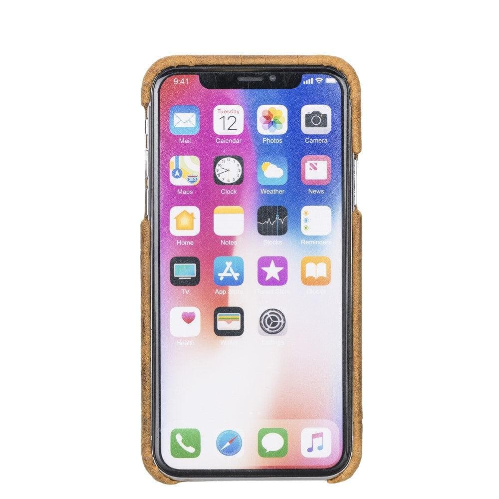 iPhone X Series F360 Full Genuine Leather Cover