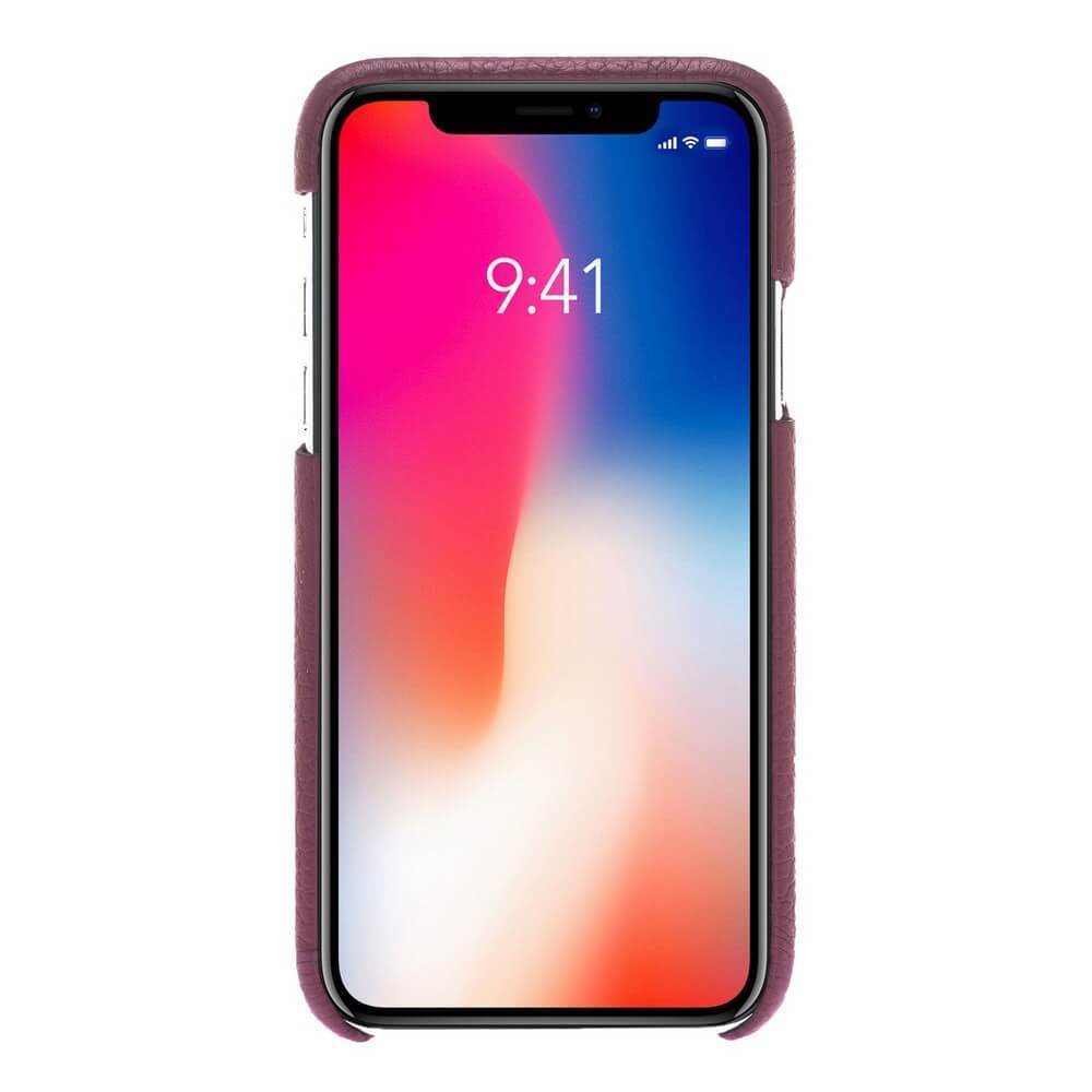 iPhone X Series F360 Full Genuine Leather Cover