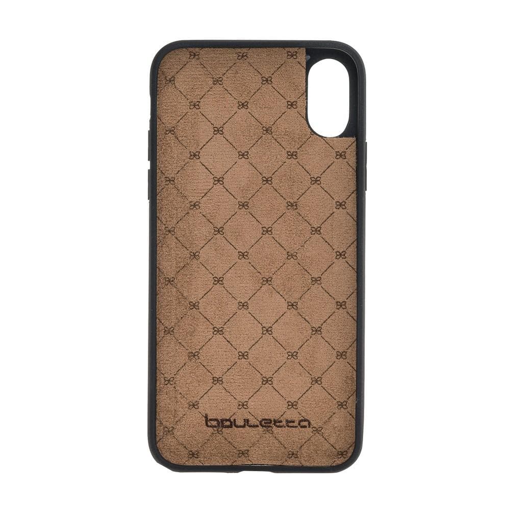 iPhone X Series Genuine Leather Back Cover with Card Holder