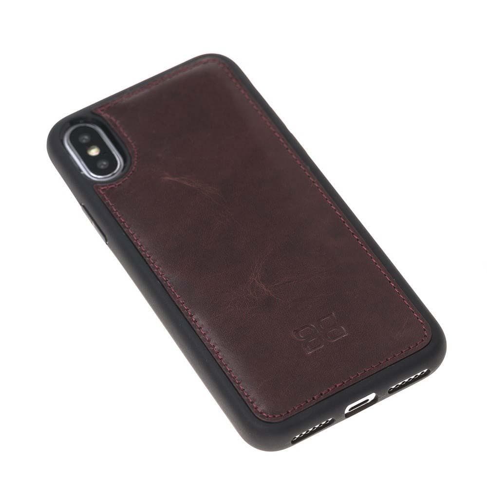 iPhone X Series Genuine Leather Flex Back Cover