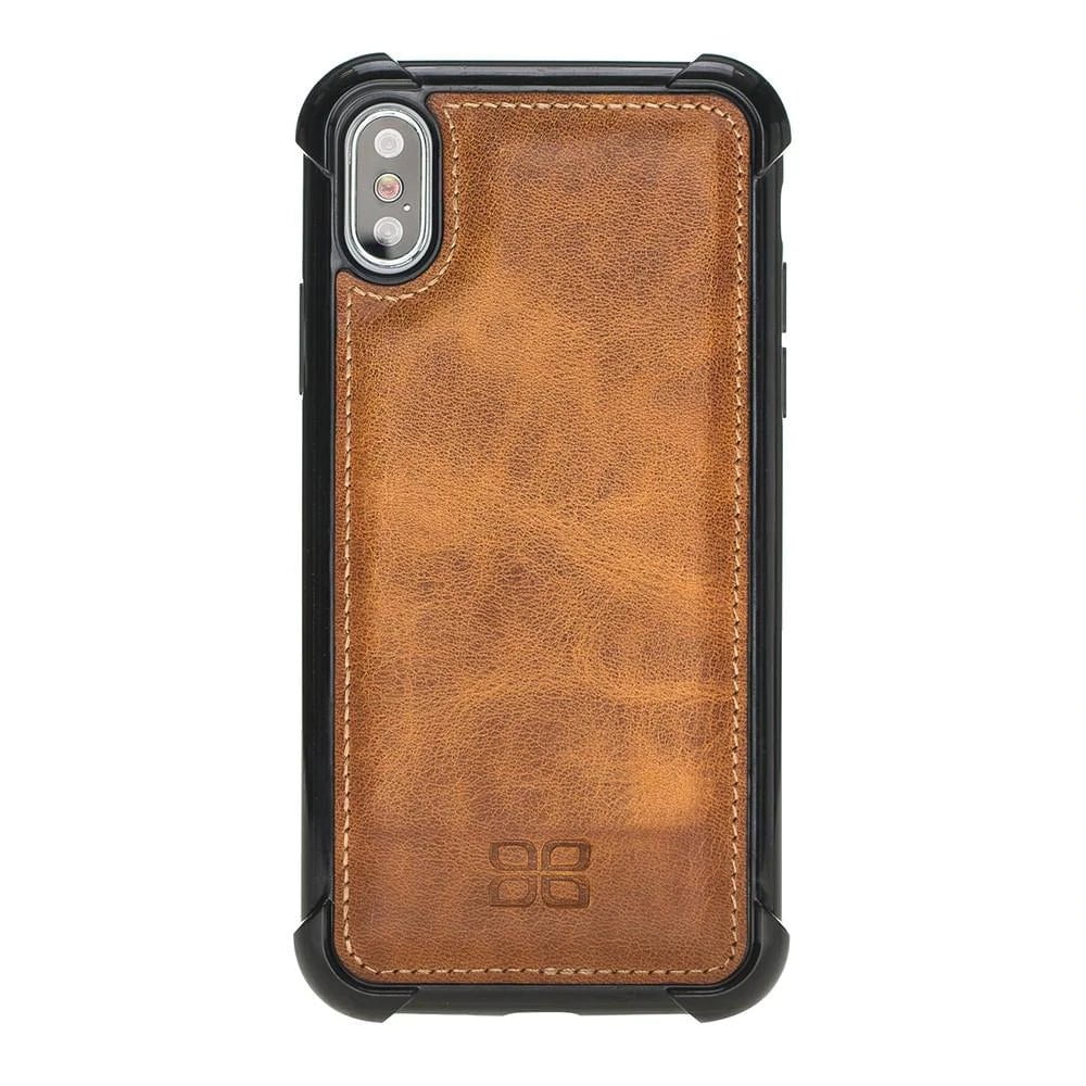 iPhone X Series Genuine Flex Guard Leather Case with Extra Edge Protected