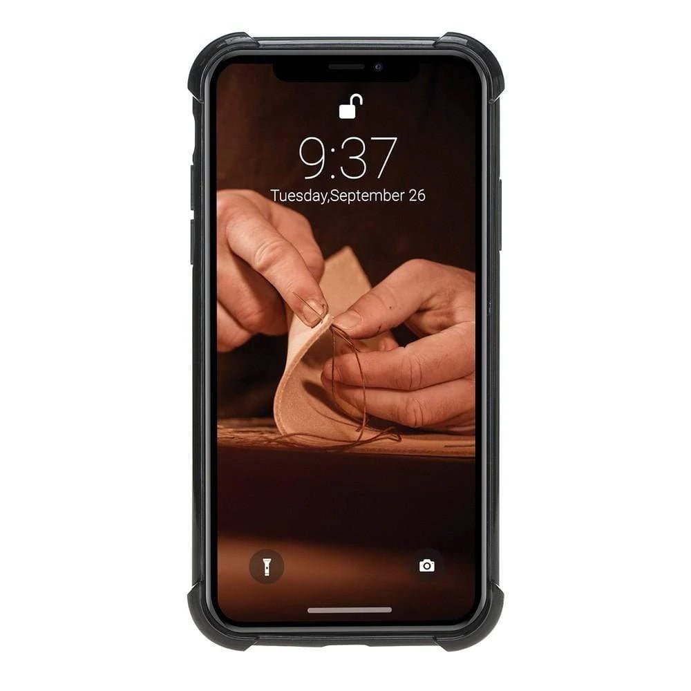 iPhone X Series Genuine Flex Guard Leather Case with Extra Edge Protected