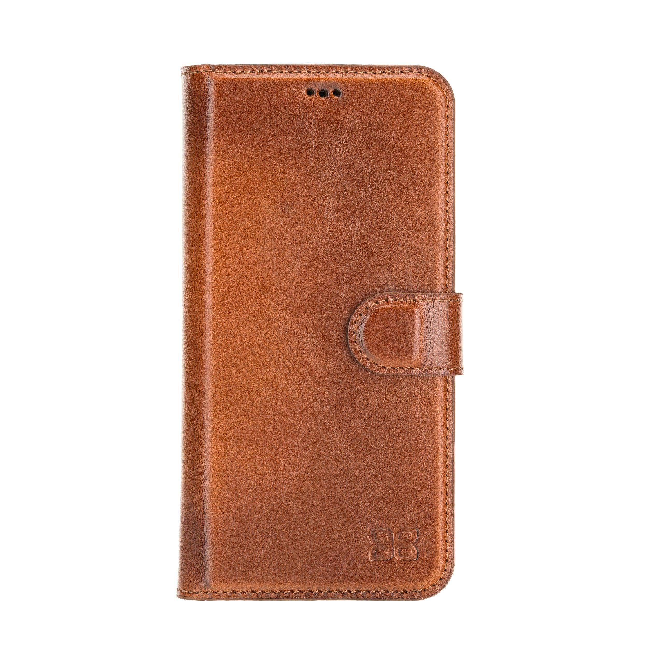 iPhone 12 Series Genuine Leather Magic Detachable Wallet Cases