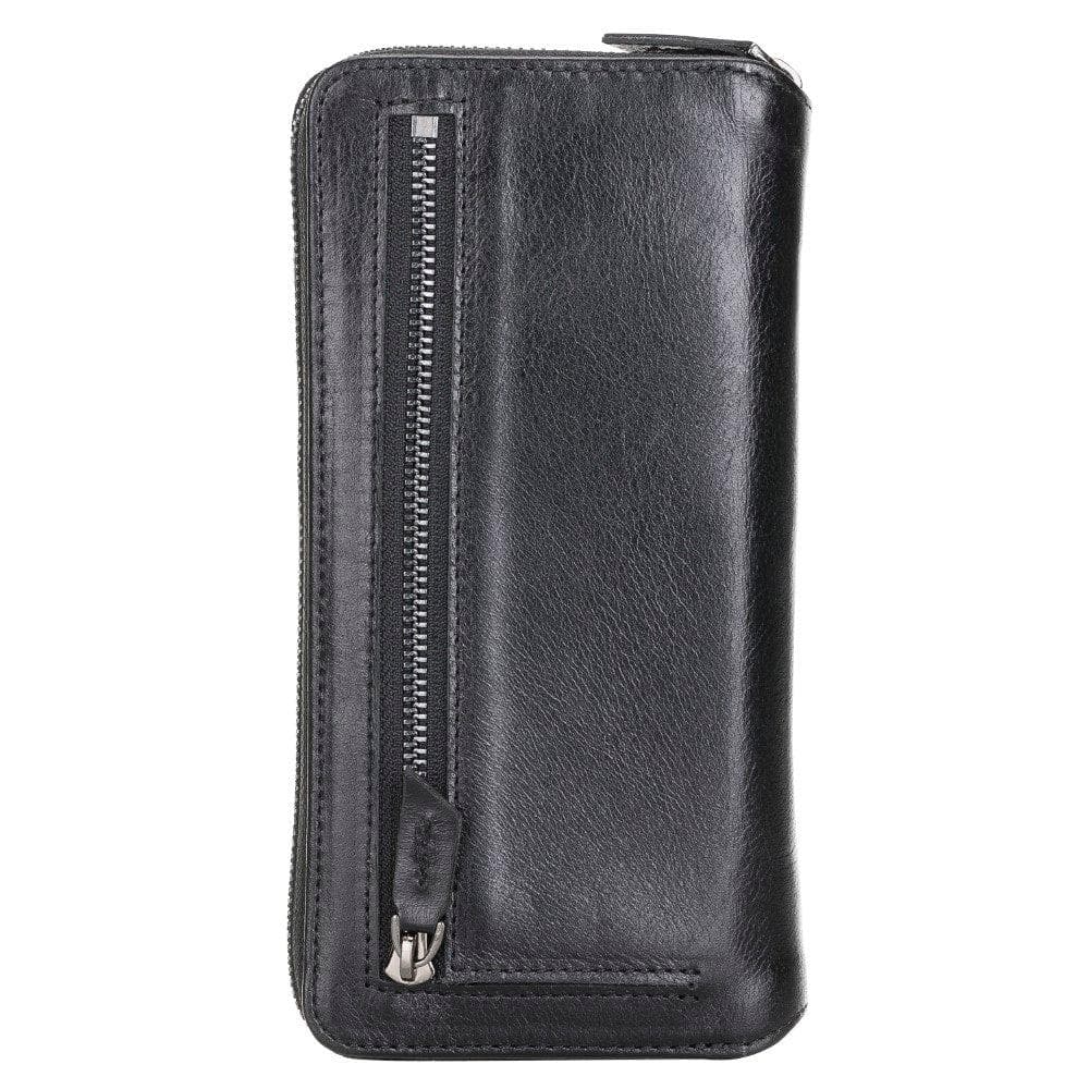 Samsung Galaxy S21 Series Genuine Leather Pouch Magic Wallet Detachable and Zipper Wallet Case