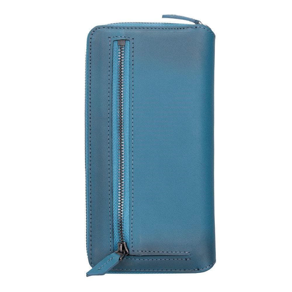 Samsung Galaxy S21 Series Genuine Leather Pouch Magic Wallet Detachable and Zipper Wallet Case