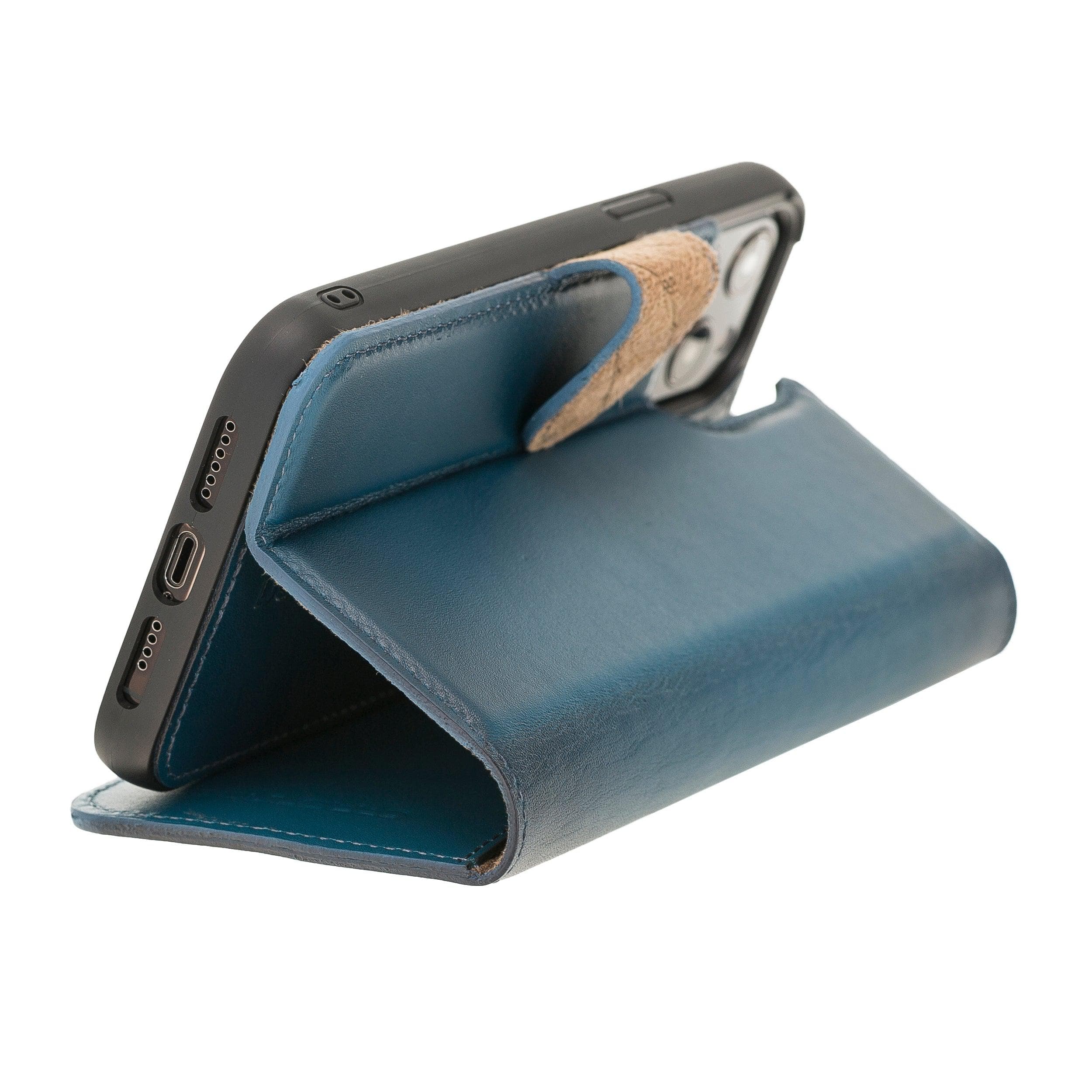 iPhone 12 Series Genuine Leather Magic Detachable Wallet Cases