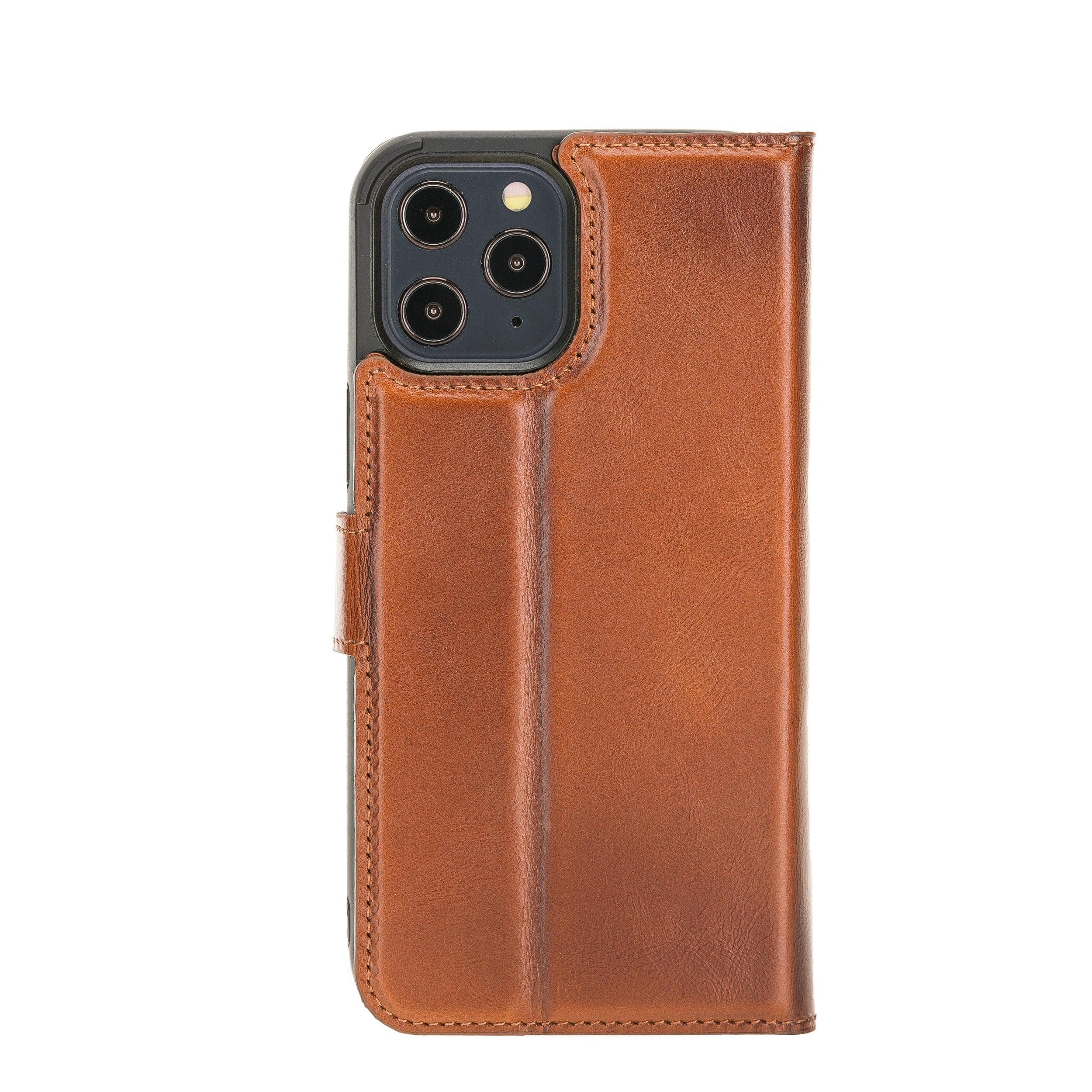 iPhone 12 Series Genuine Leather Magic Detachable Wallet Cases