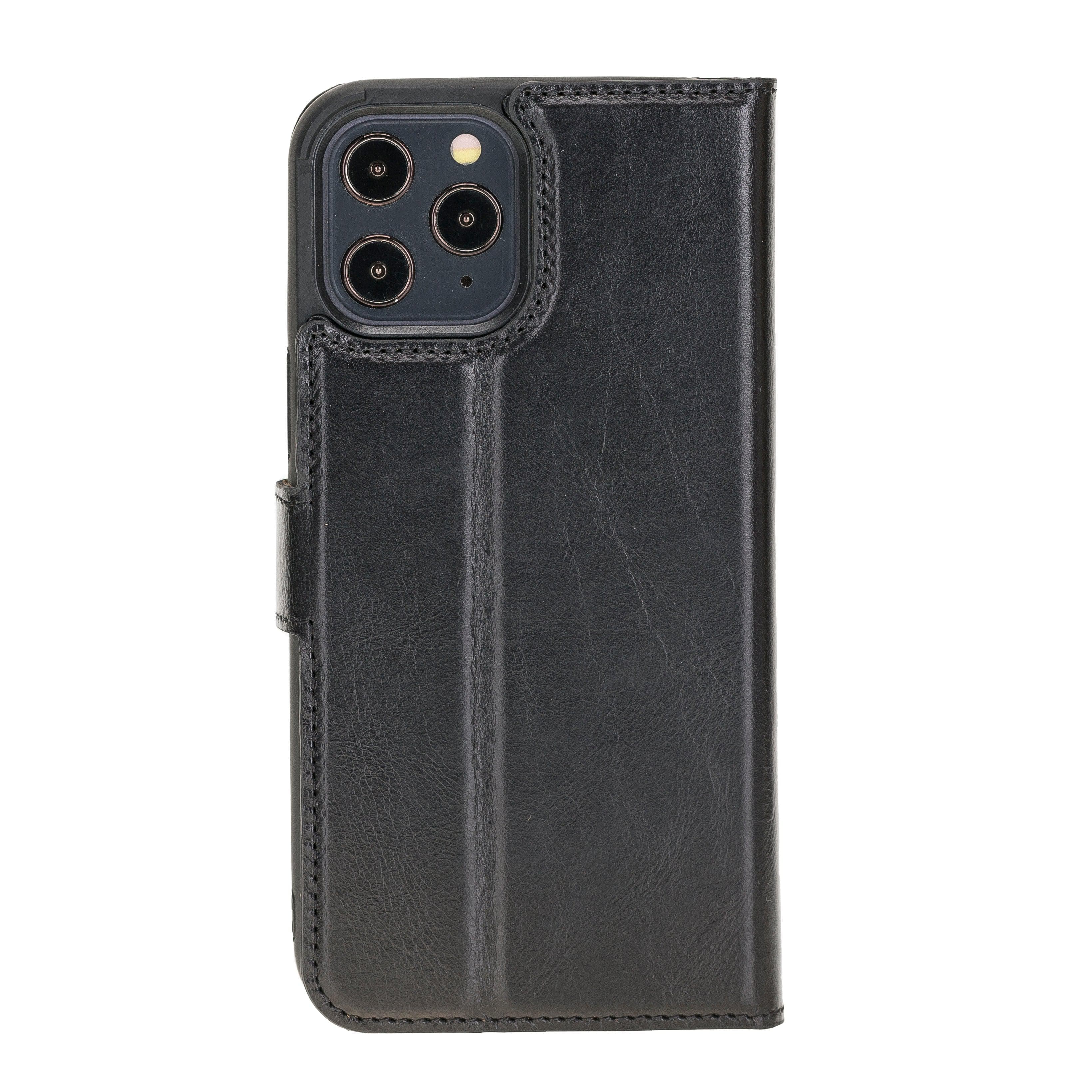 iPhone 12 Series Genuine Leather Magic Detachable Wallet Cases