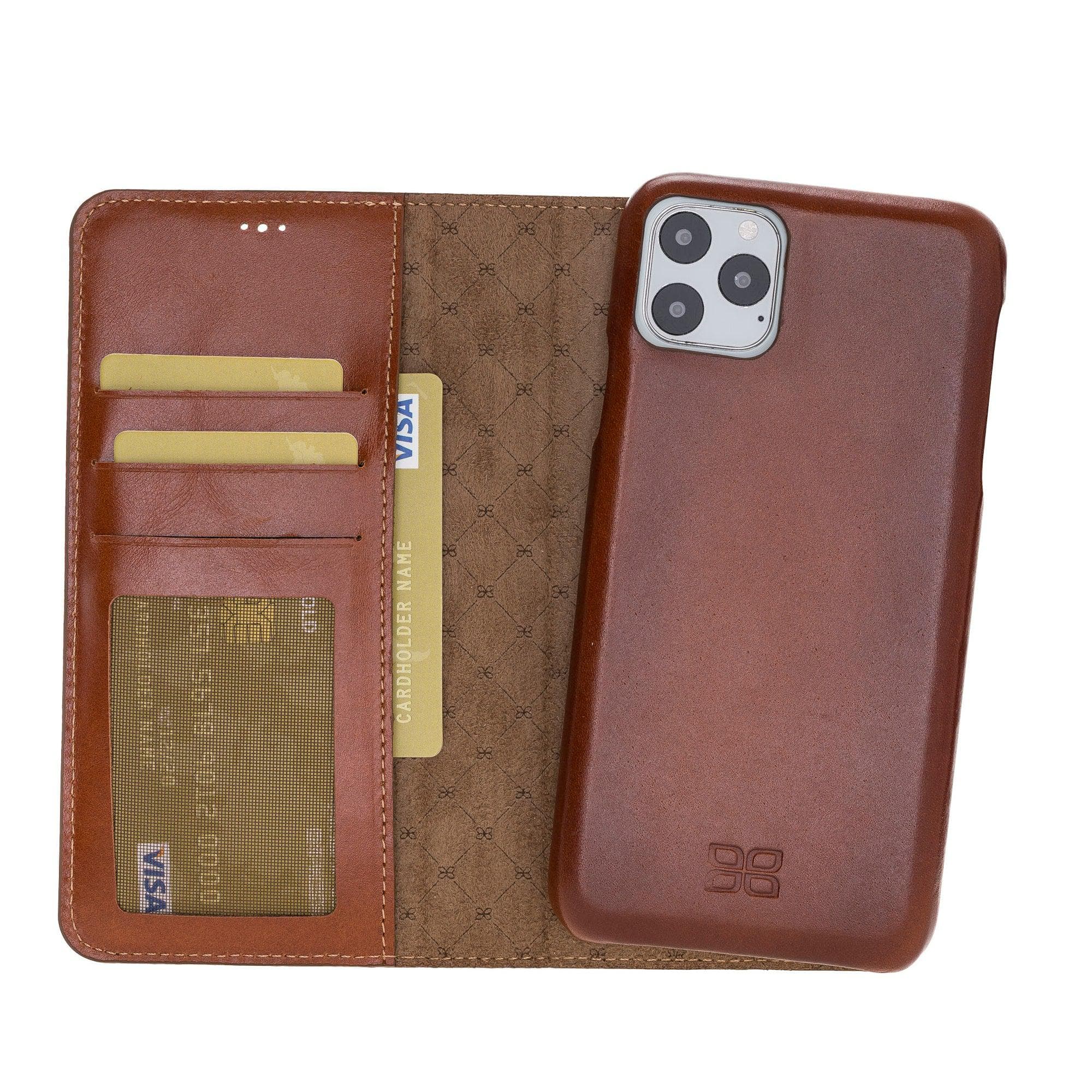 iPhone 11 Series Genuine Leather F360 Magic Detachable Wallet Case