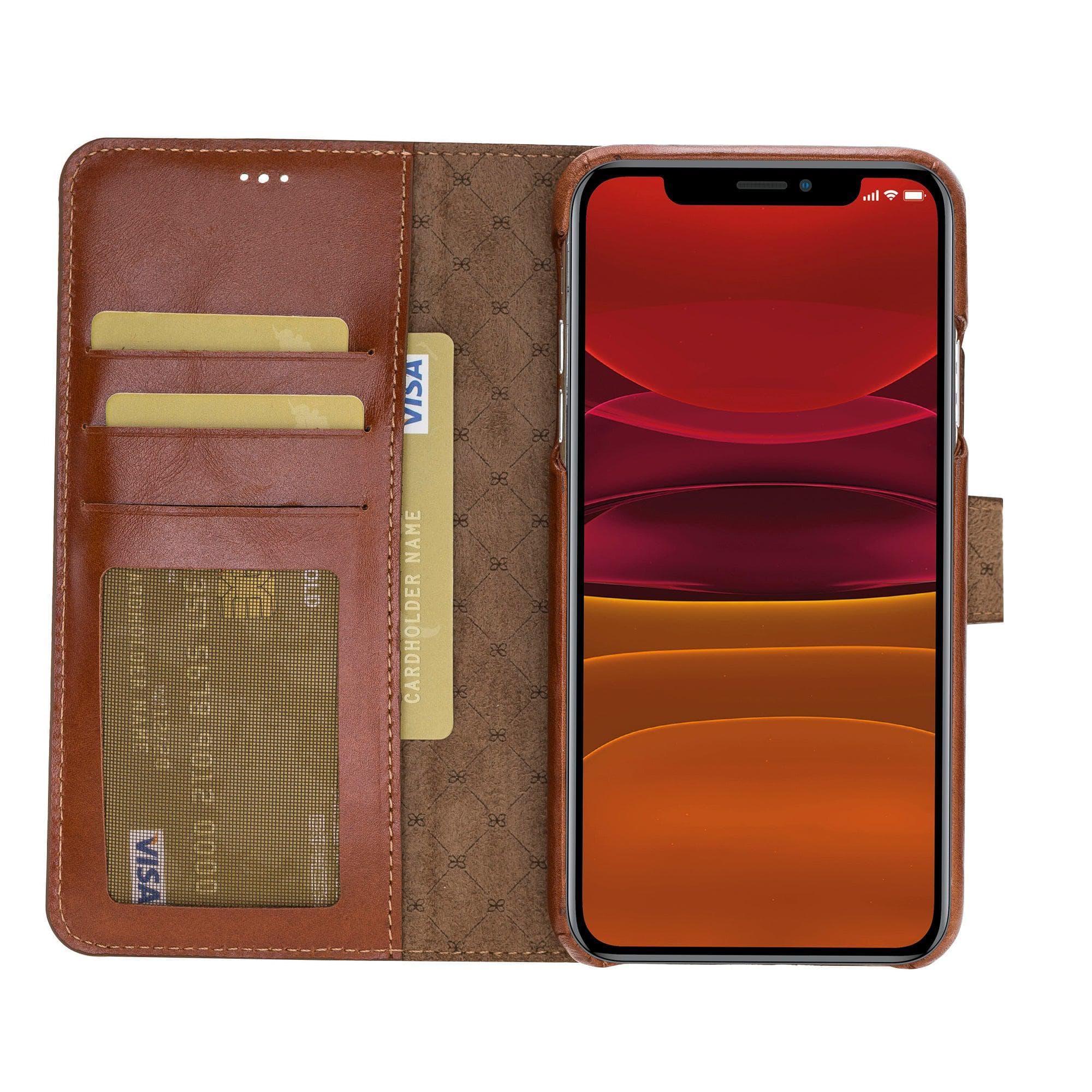 iPhone 11 Series Genuine Leather F360 Magic Detachable Wallet Case