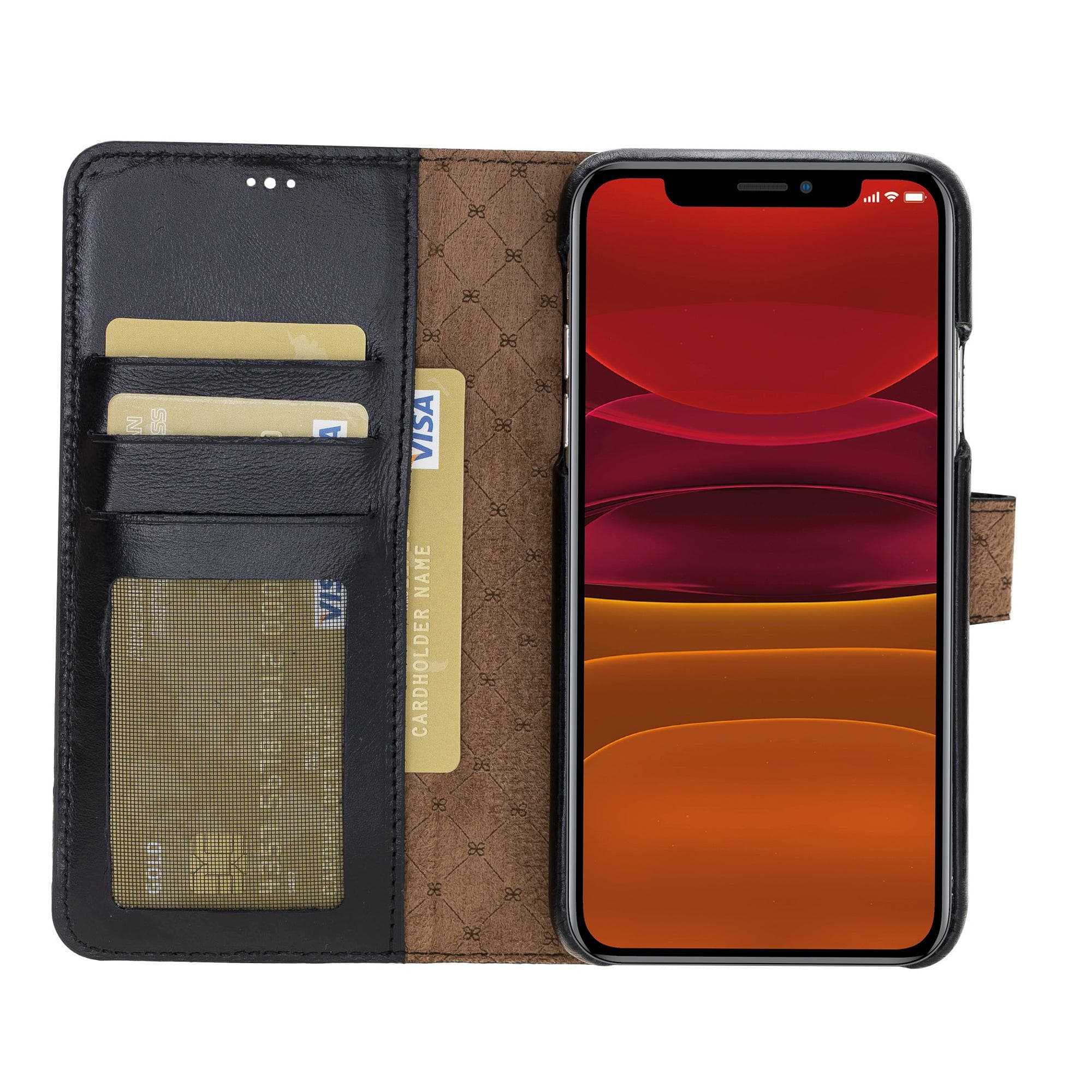 iPhone 11 Series Genuine Leather F360 Magic Detachable Wallet Case
