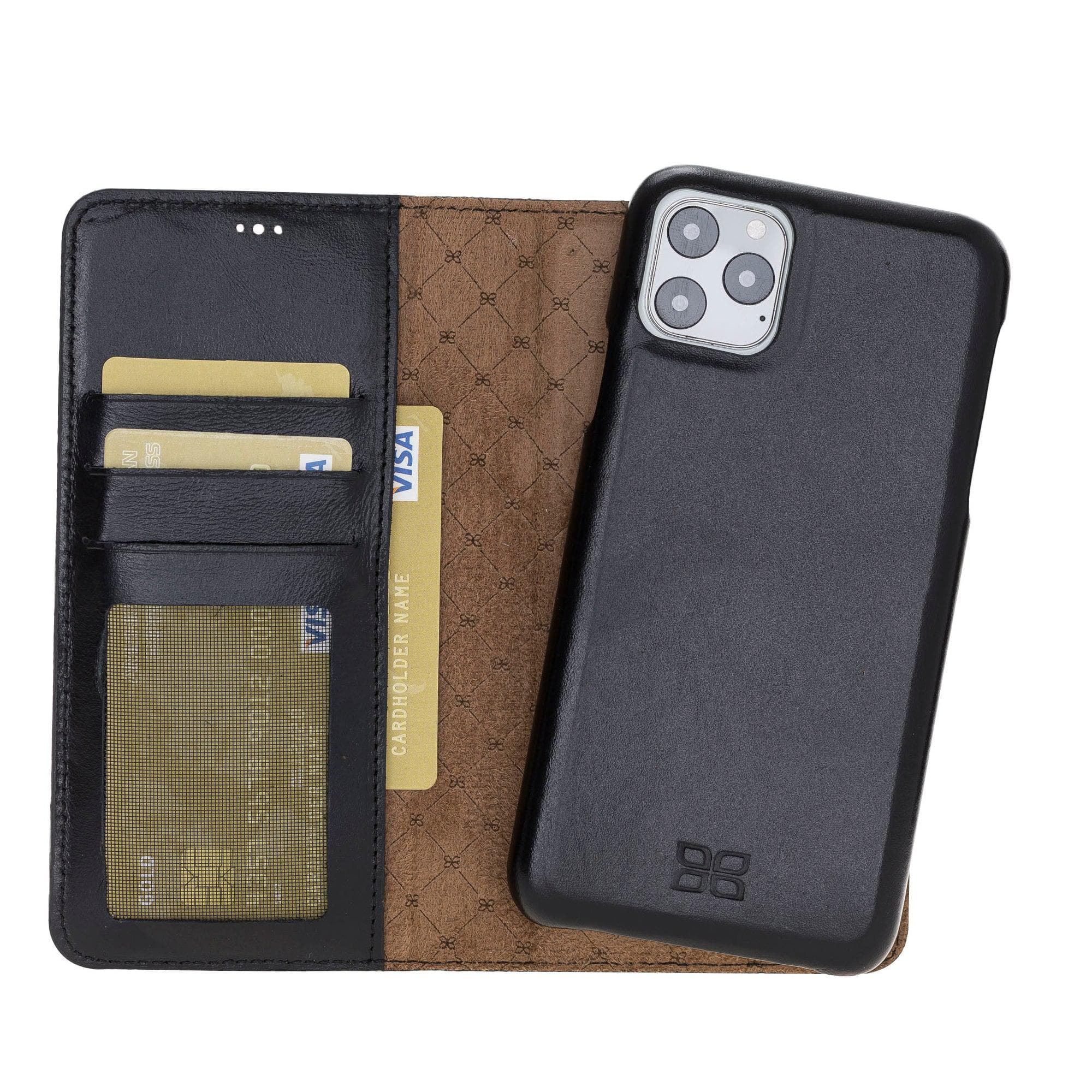 iPhone 11 Series Genuine Leather F360 Magic Detachable Wallet Case