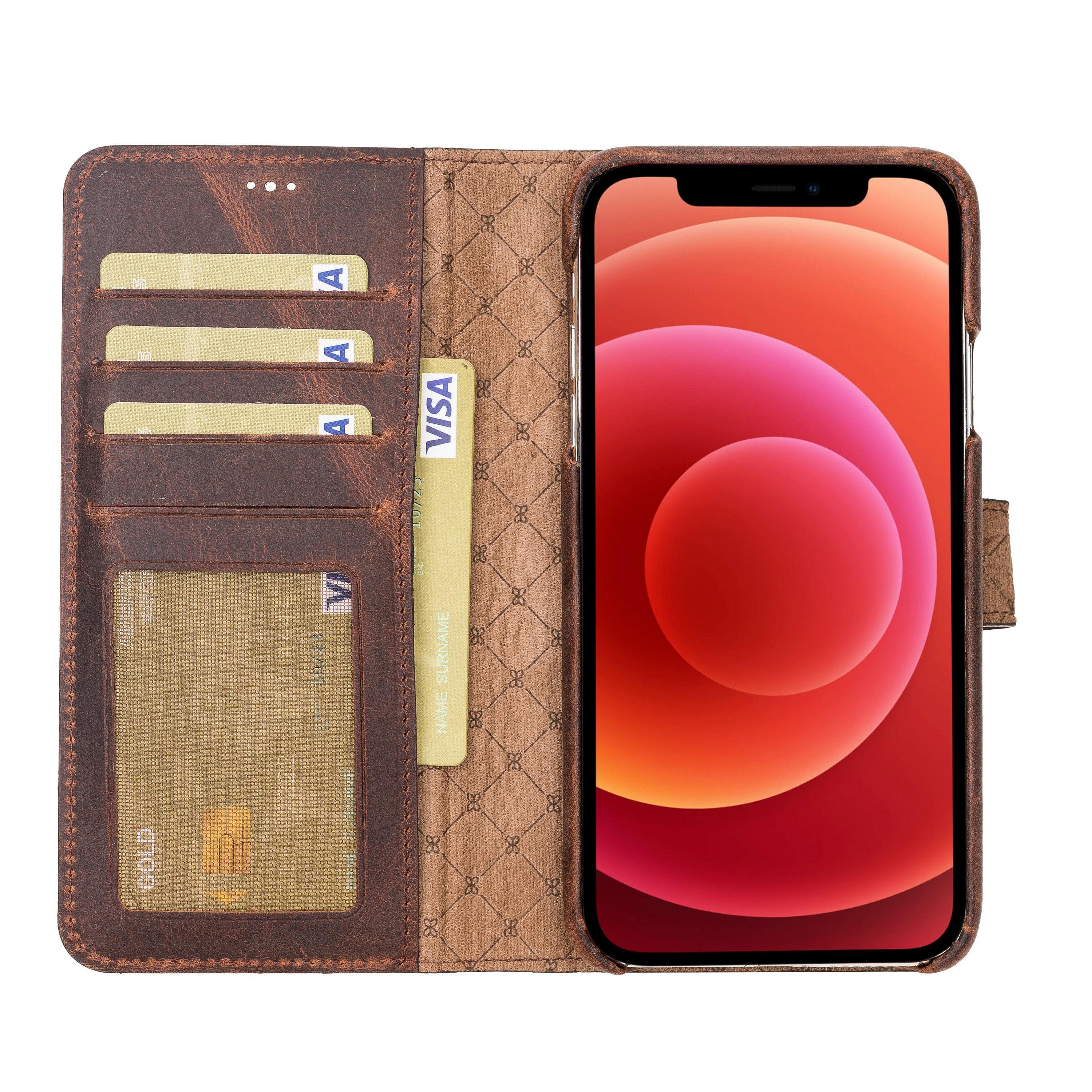 iPhone 11 Series Genuine Leather F360 Magic Detachable Wallet Case