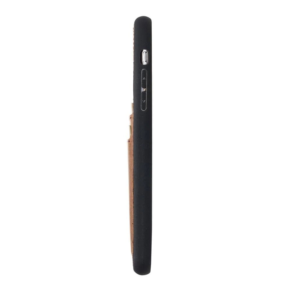 iPhone 11 Series Genuine Leather Flex Back Cover with Card Holder